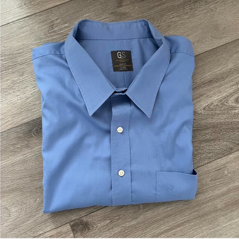 Men's Blue Dress Shirt